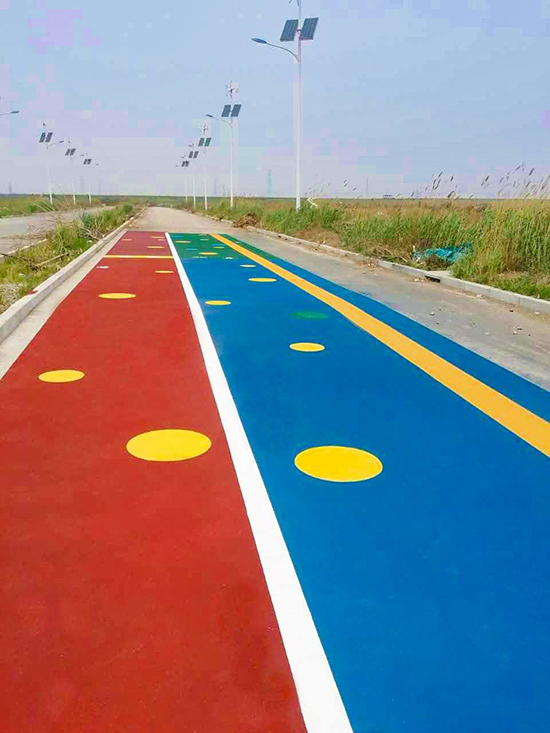 沥青改色路面施工厂家